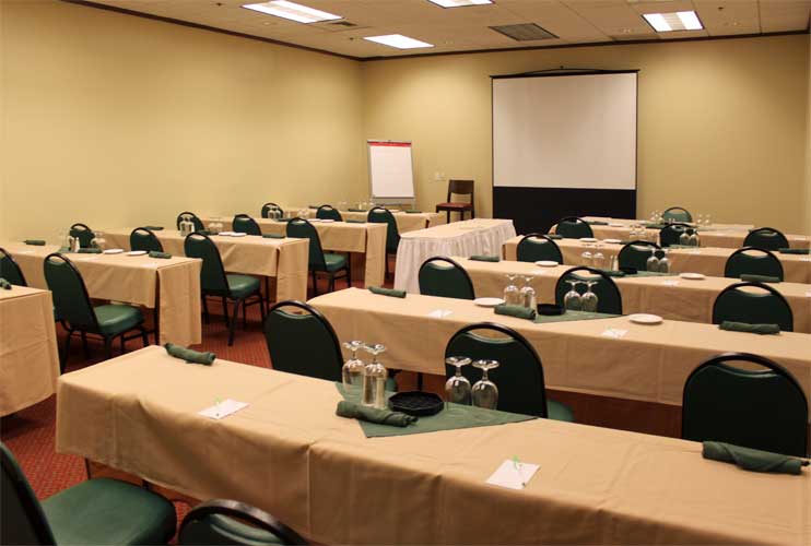 Santa Clara Biltmore Hotel & Suites - Classroom Seating and Presentation Screen - Meeting Room
